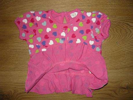 Tunika , tričko s krátkým rukávom-62, f&f,62