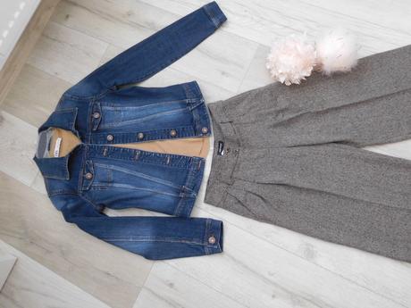 Riflová bunda tmavo modrá-36 v, top top stav,, orsay,36