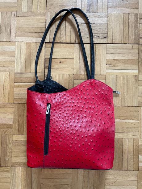 Kožená talianska kabelka, 