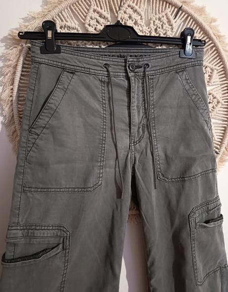 Široké kapsačové nohavice american eagle, american eagle,s