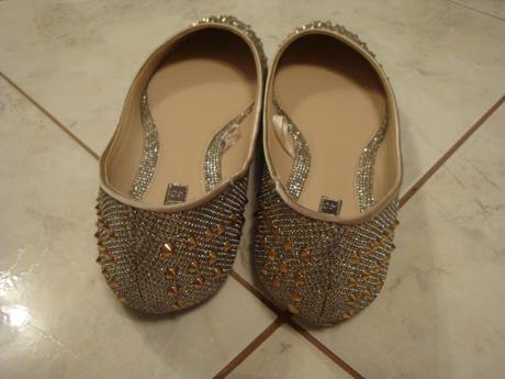 Baleríny  - strieborné zn. lefties, 40