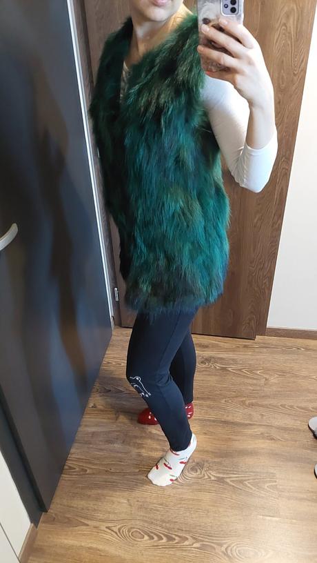 Kožušinová vesta líška, m / s