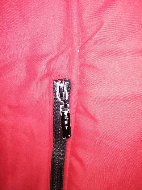 Damska zimna bunda cervena., 38