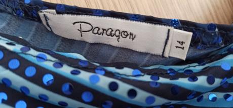 Spoločenské šaty s trblietkami značky paragon, l