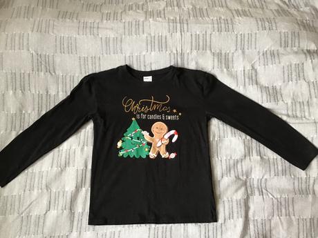Vianočné tričko 146/152, takko,152