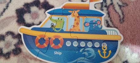 Puzzle doprava so zvieratkami, 