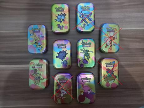 Pokemon tinky z edície 151,