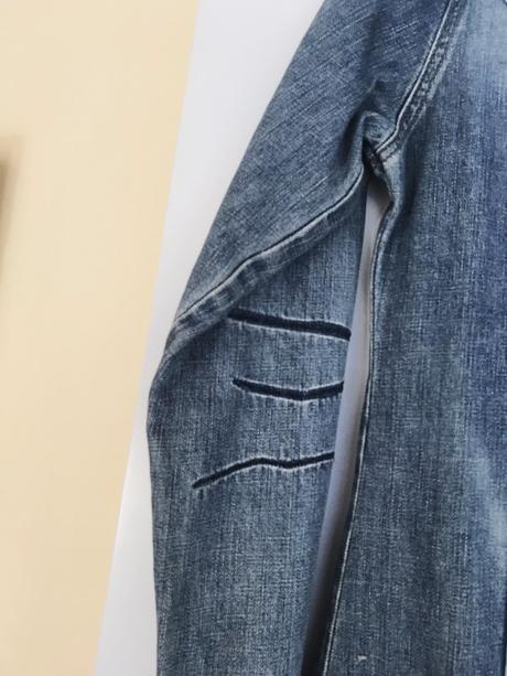 Trendový riflový kabát s/m, s