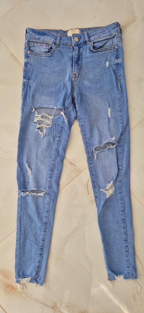Roztrhané džínsy f&f, f&f,xs