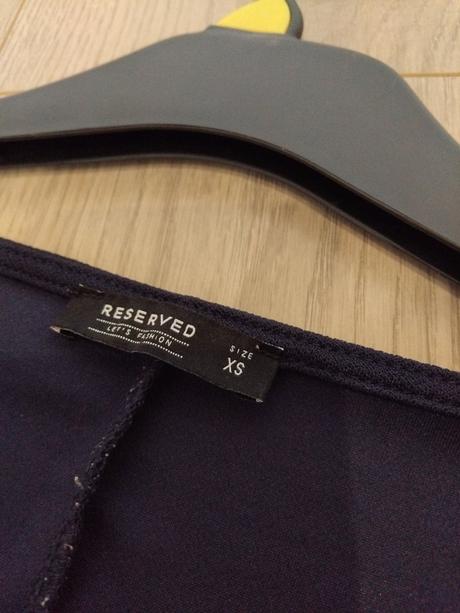 Modré šaty xs, reserved,xs