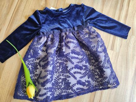 Sávnostné baby šaty c&a, c&a,80