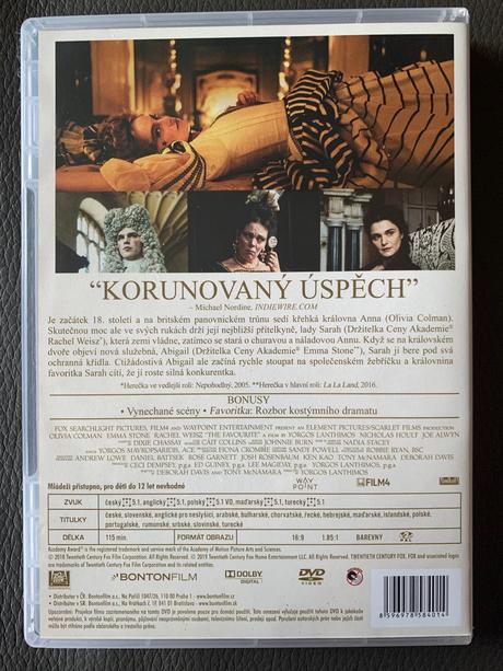 Dvd favoritka, 