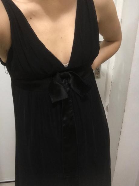 Čierne padavé šaty, ever-pretty,s
