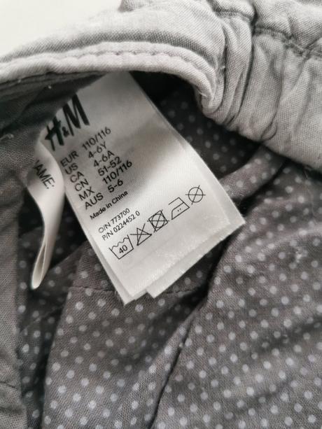 Dievcenka bekovka h&m, h&m,110