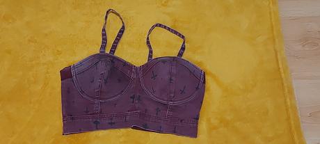 Letný top veľ. 38, denim co,38