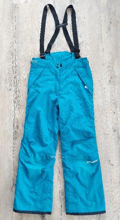 Tyrkysové lyžiarske nohavice, 152
