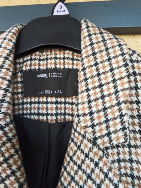 Kabát jar-jeseň, sinsay,xs