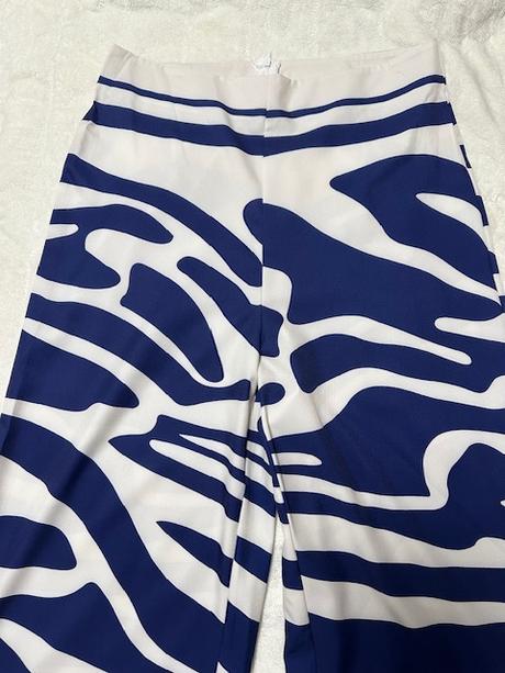 Letný nohavicový komplet béžovo modrý, m