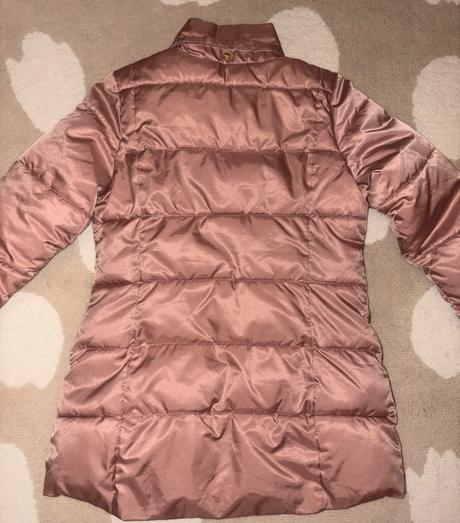 Dlhý prešívaný kabát desigual s textom v.122/128, desigual,128