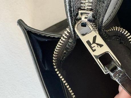 Karl lagerfeld k/stone tote bag čierna, karl lagerfeld