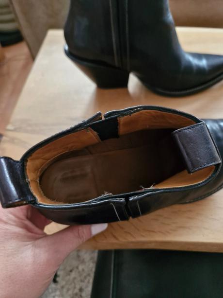 Kožené kozačky, 41