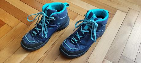 Detská turistická obuv, quechua,35