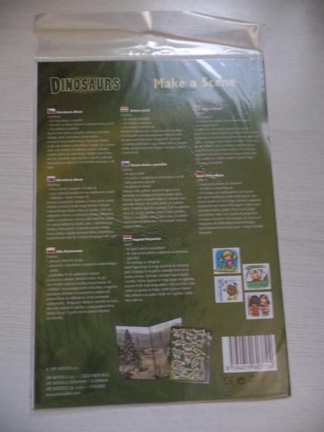 Dinosaury  - make a scene (s nálepkami), 
