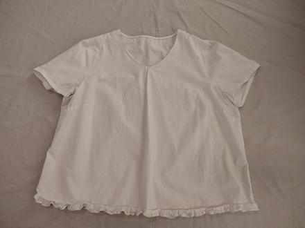 Dámsky biely top s volánikom, gerry weber, xxxl, gerry weber,xxxl