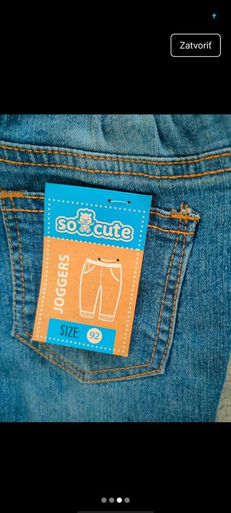 Zateplené rifle, pepco,92