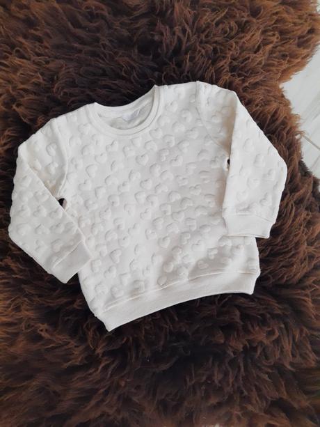 Detský sveter so srdiečkami 98, pepco,98