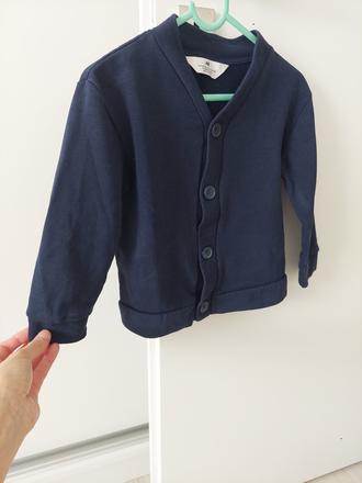 Tmavomodrý kardigan h&m, h&m,104