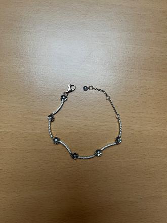 Náramok pandora s kvetinkami -16cm, pandora