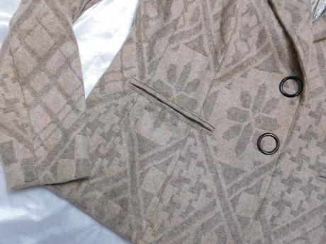 Luxusny damsky vlneny blejzer, 42