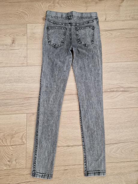 Sivé rifle skrinny h&m 146, h&m,146