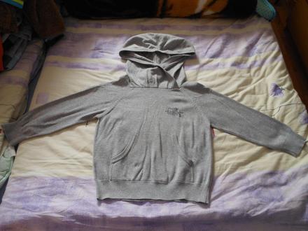 Šedý tenučký svetrík s kapuckou next 104, next,104