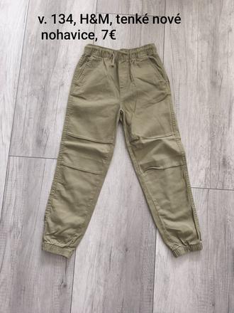 Tenké nohavice 134, h&m,134