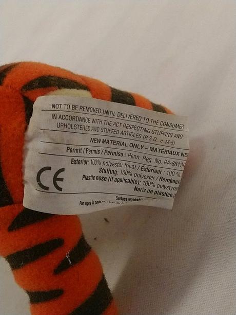 Plyšový tiger z macka pooh, 13 cm,
