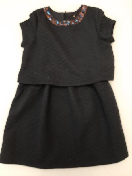 Tmavomodré šaty ikks, 110