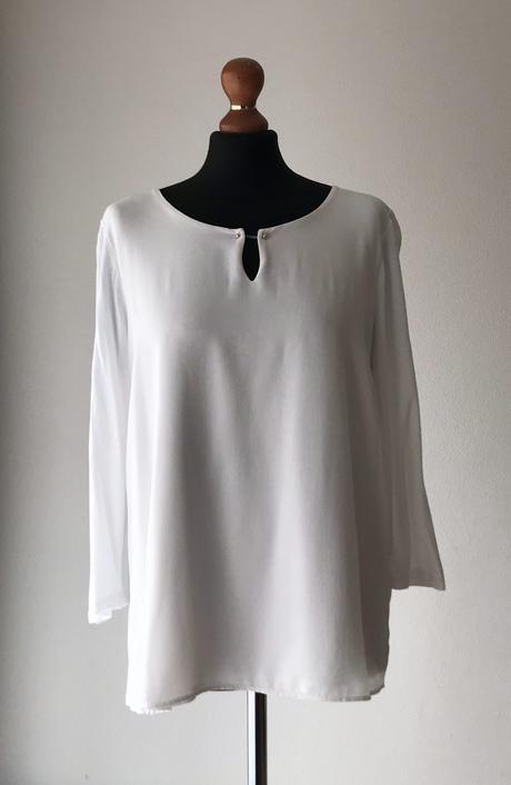 Elegantná biela blúzka, tom tailor,m