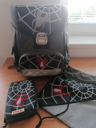 Školská taška s príslušenstvom 5 dielna sada, 