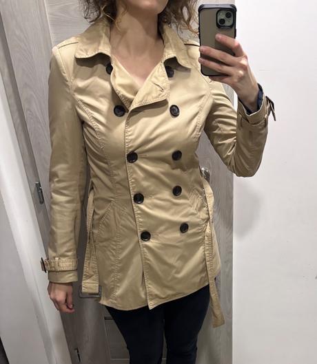 Prechodný trenčkot, stradivarius,m