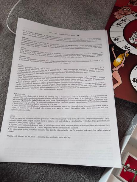 Spoločenská hra harašeníčko 18+, 