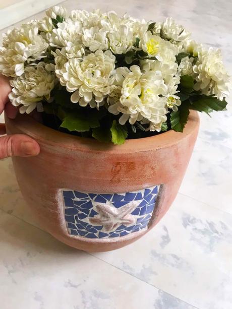 Veľká kytica chryzantém,