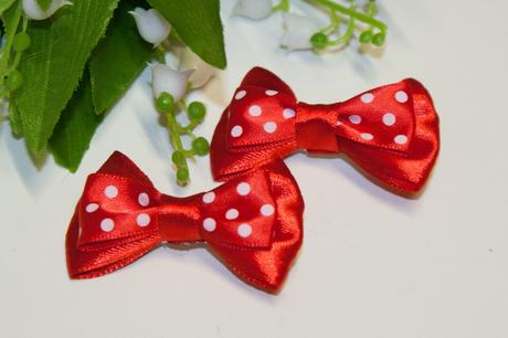 Sponka do vlasov - cervená,