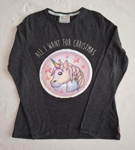 Tričko tmavošedé, 164