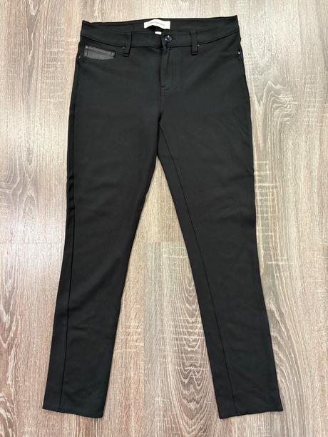 Calvin klein jeans cierne nohavice č.s, calvin klein,s