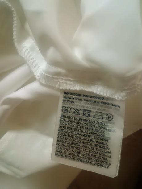 Hm ľanovo bavlnené šaty, h&m,xl