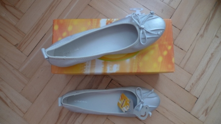 Strieborné balerínky graceland č.40, graceland,40