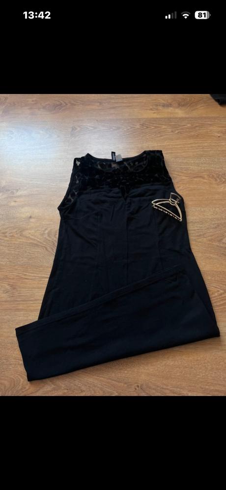 Čierne šaty elegantné, h&m,m