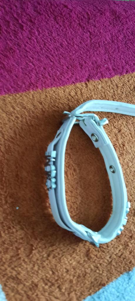 Obojok pre fenku s nápisom lowe,